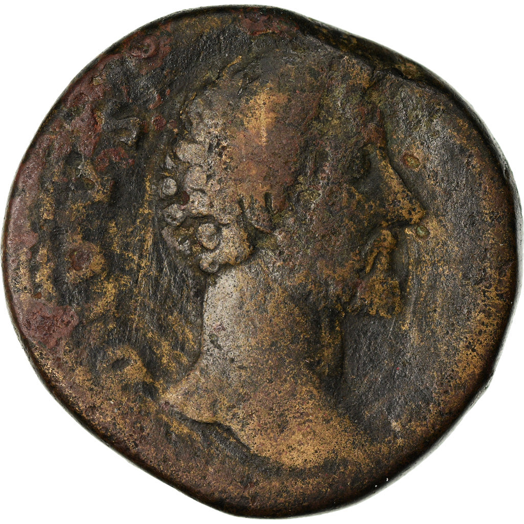 Moneta, Antoninus Pius, Sestertius, 162, Roma, F(12-15), Bronze, RIC:1272