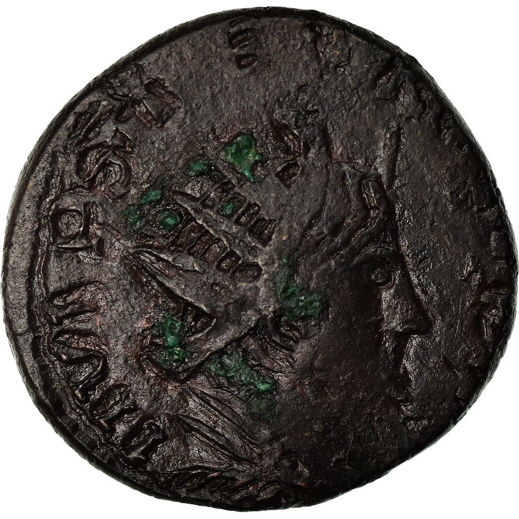 Moneda, Tetricus II, Antoninianus, Gallic imitation, BC+, Vellón