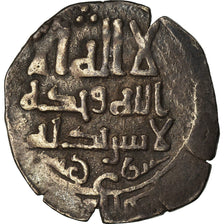 Moneda, Aghlabids, Ibrahim II, 1/2 Dirham, al-Maghreb, BC+, Plata