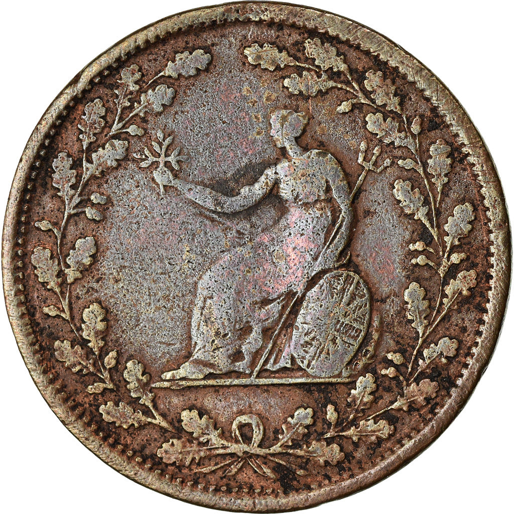 Monnaie, Grande-Bretagne, Essex, British Copper Company, Halfpenny Token, 1811