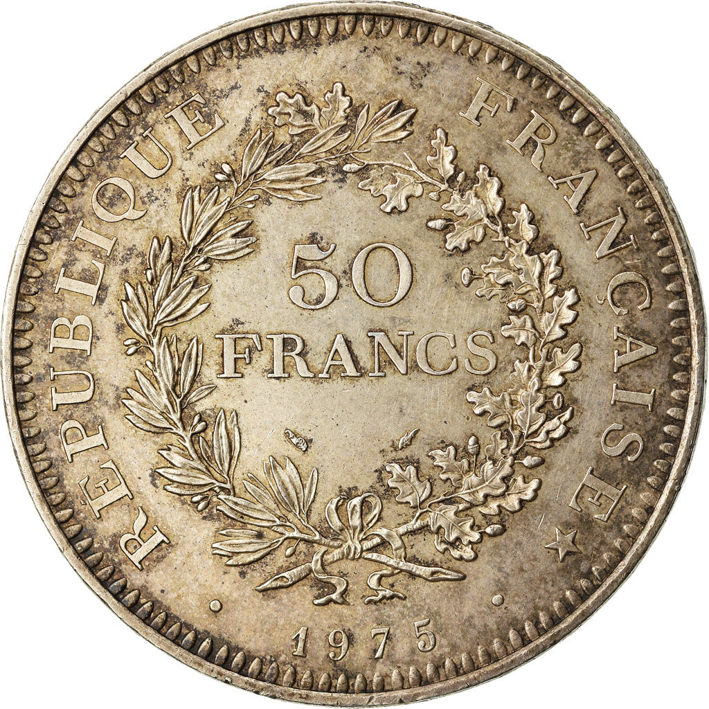 Monnaie, France, Hercule, 50 Francs, 1975, Paris, SUP+, Argent, Gadoury:882
