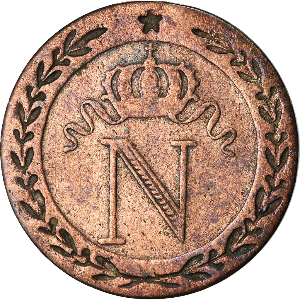 Monnaie, France, Napoléon I, 10 Centimes, 1809, Paris, TB+, Billon