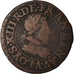 Moneda, Francia, Louis XIII, Double tournois, buste juvénile, Double Tournois