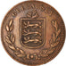 Moneda, Guernsey, 8 Doubles, 1918, Heaton, Birmingham, MBC+, Bronce, KM:14