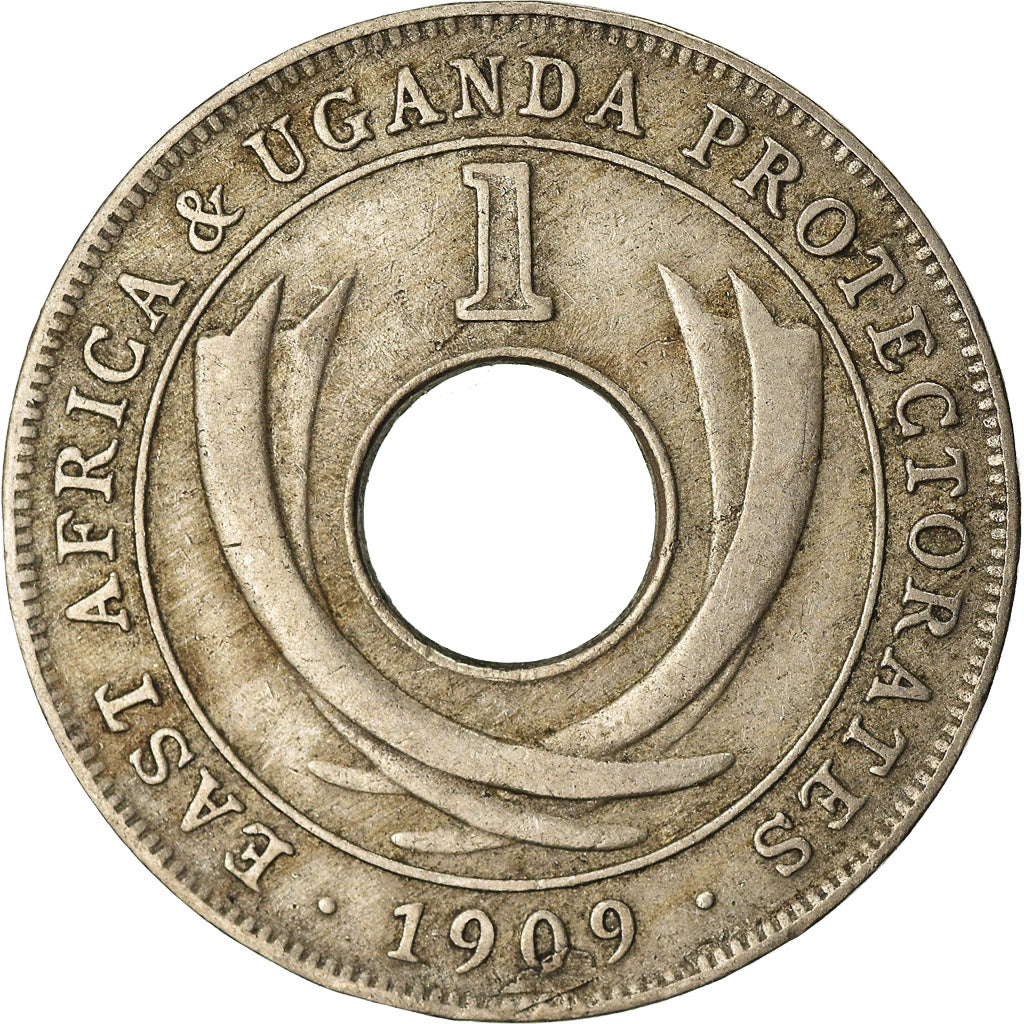 Moneda, ESTE DE ÁFRICA, Edward VII, Cent, 1909, MBC, Cobre - níquel, KM:5a