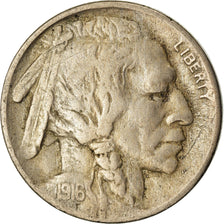 Münze, Vereinigte Staaten, Buffalo Nickel, 5 Cents, 1916, U.S. Mint