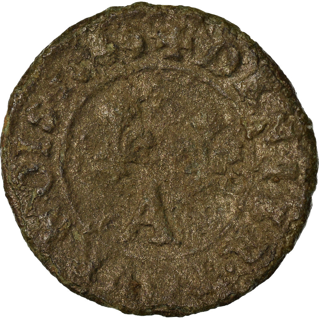 Moneda, Francia, Louis XIV, Denier tournois de Navarre, Denier Tournois, 1649