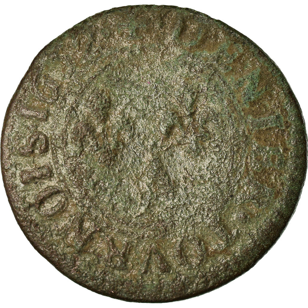 Münze, Frankreich, Ardennes, Charles II, Denier Tournois, 1652, Charleville, S