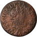 Coin, France, Louis XIII, Double tournois, buste juvénile au col fraisé