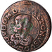 Moneda, Francia, Gaston d'Orléans, Double Tournois, 1641, Trévoux, BC+, Cobre