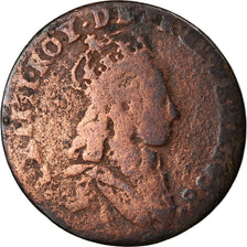 Munten, Frankrijk, Louis XIV, Liard de France, 1658, Meung sur Loire, ZG+