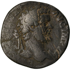 Moneta, Septimius Severus, Sesterzio, 195, Rome, B+, Bronzo, RIC:692a