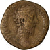 Moneda, Marcus Aurelius, Sestercio, 180, Rome, BC+, Cobre, RIC:657