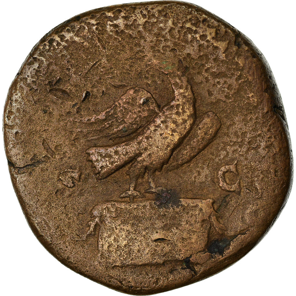 Moneda, Marcus Aurelius, Sestercio, 180, Rome, BC+, Cobre, RIC:657