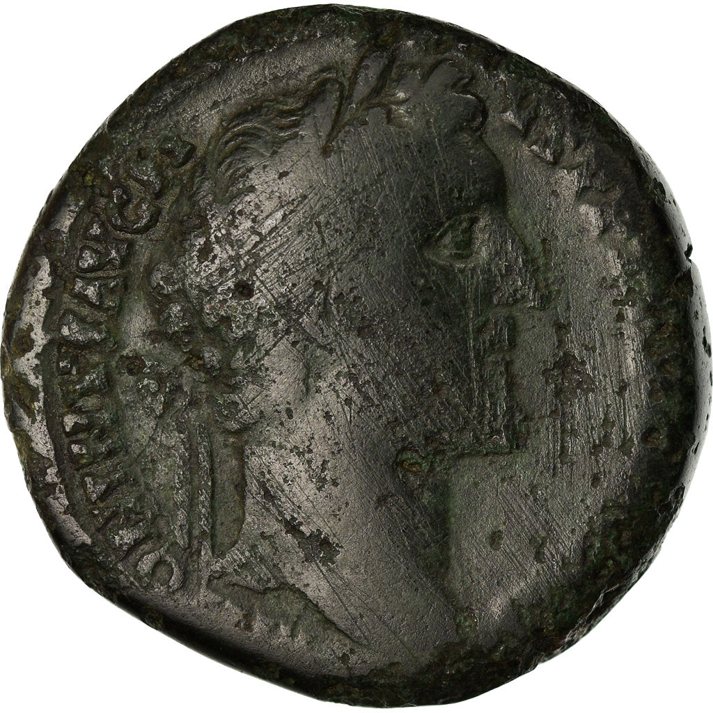 Moneta, Antoninus Pius, Sestertius, 147, Rome, VG(8-10), Bronze, RIC:778
