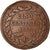 Munten, Monaco, Honore V, 5 Centimes, Cinq, 1837, Monaco, FR+, Cast Brass