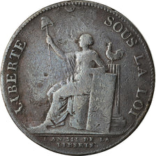 Münze, Frankreich, Monneron à la Liberté, 2 Sols, 1791, Birmingham, Monneron