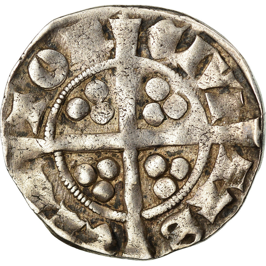 Monnaie, Grande-Bretagne, Edward I, Penny, Canterbury, TB+, Argent, Spink:1419