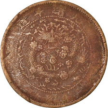Münze, China, EMPIRE, Kuang-hs, 10 Cash, 1907, S, Kupfer, KM:10.4