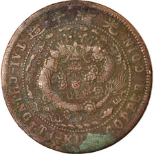 Monnaie, Chine, EMPIRE, Kuang-hs, 10 Cash, 1906, Ching, TB+, Cuivre, KM:10.4