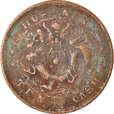 Münze, China, HUNAN PROVINCE, Kuang-hs, 10 Cash, 1902, SGE+, Kupfer, KM:112.6