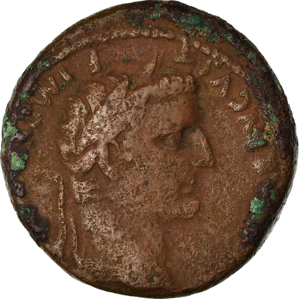 Münze, Tiberius, As, 12-14, Lyon - Lugdunum, SS, Kupfer, Cohen:38, RIC:245