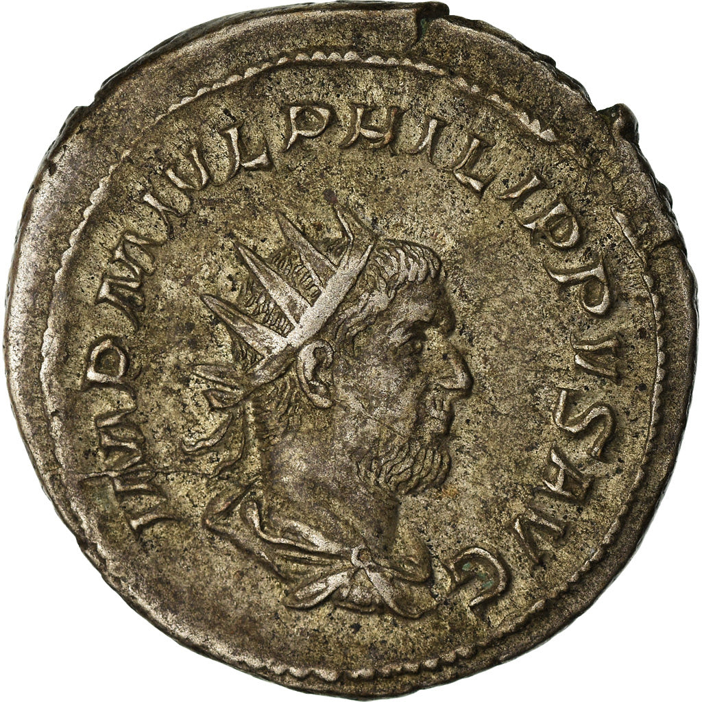 Moneta, Philip I, Antoninianus, 248-249, Rome, BB+, Biglione, RIC:27b