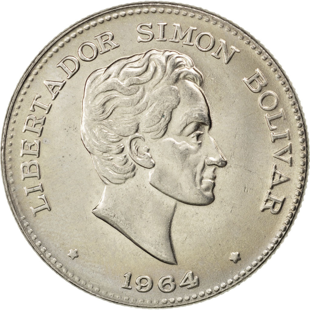 COLOMBIA, 50 Centavos, 1964, KM #217, MS(63), Copper-Nickel, 30.5, 12.63