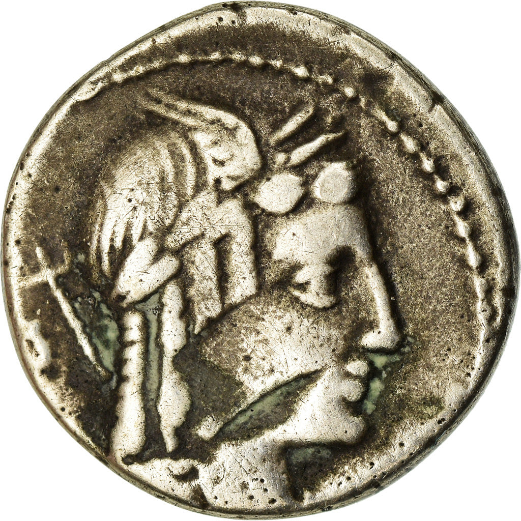 Moneta, Julia, Denarius, 85 BC, Rome, MB, Argento, Crawford:352/1c