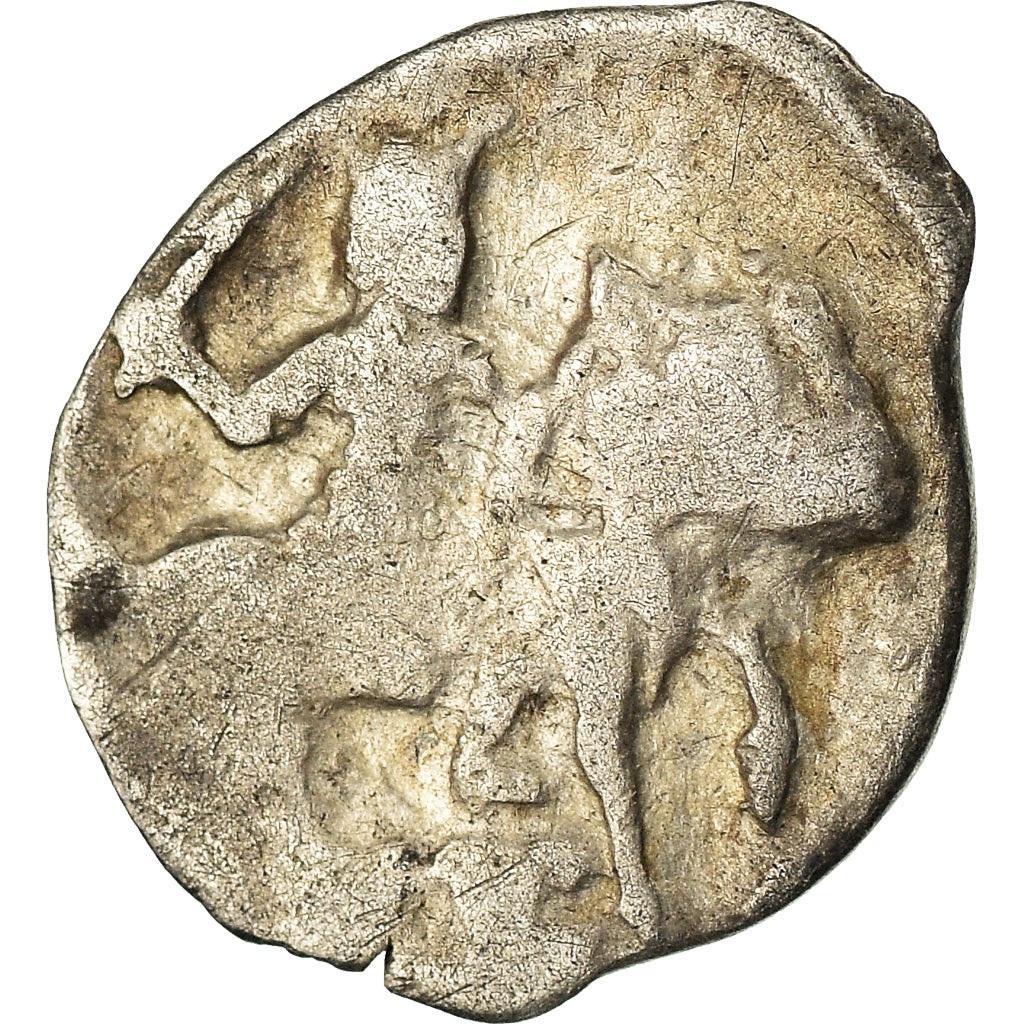 Münze, Russland, Ivan IV, Denga, 1/2 Kopek, 1533-1584, S+, Silber