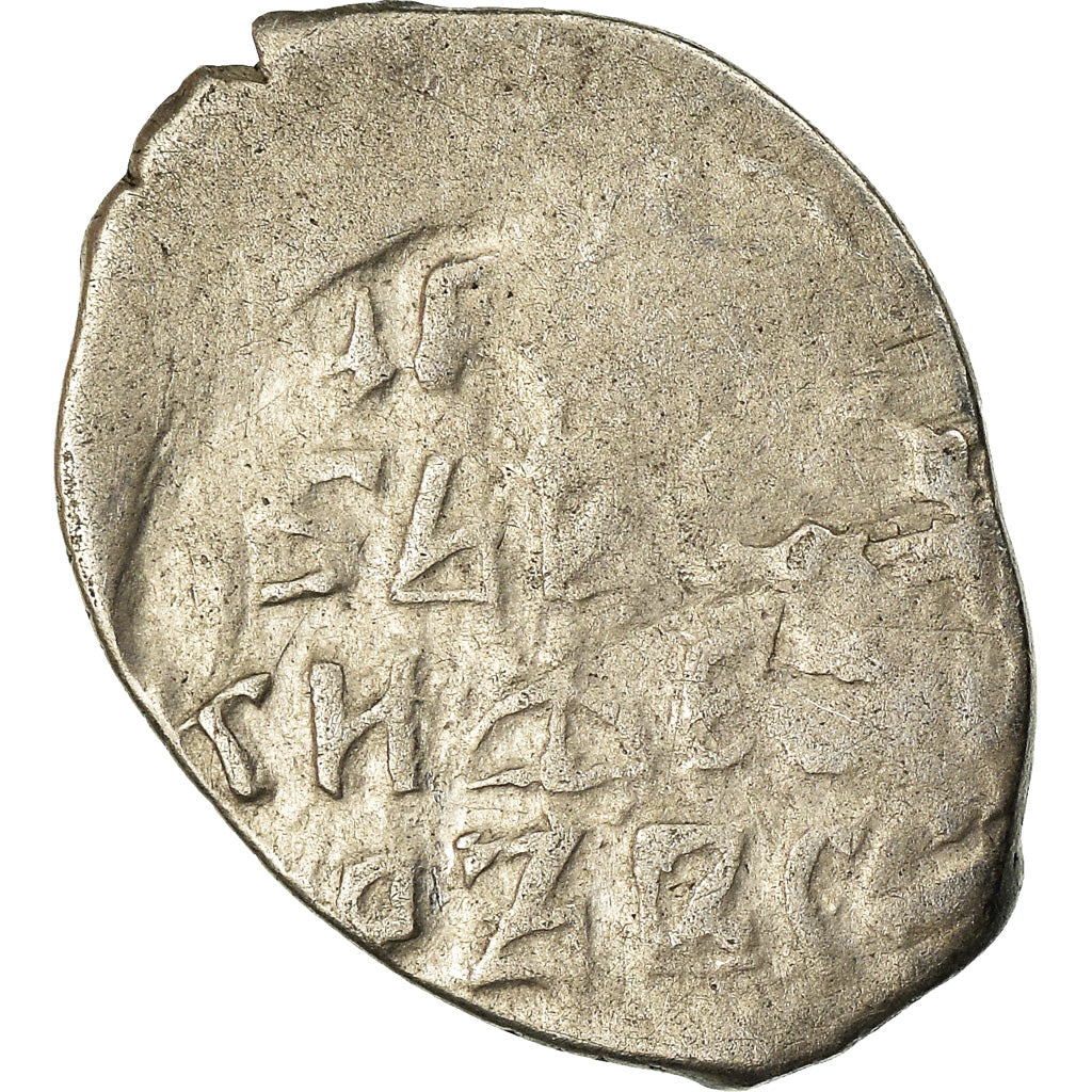 Moeda, Rússia, Feodor Ivanovich, Kopek, 1584-1598, Pskov, VF(30-35), Prata