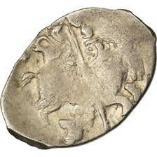 Coin, Russia, Feodor Ivanovich, Kopek, 1584-1598, Pskov, VF(20-25), Silver