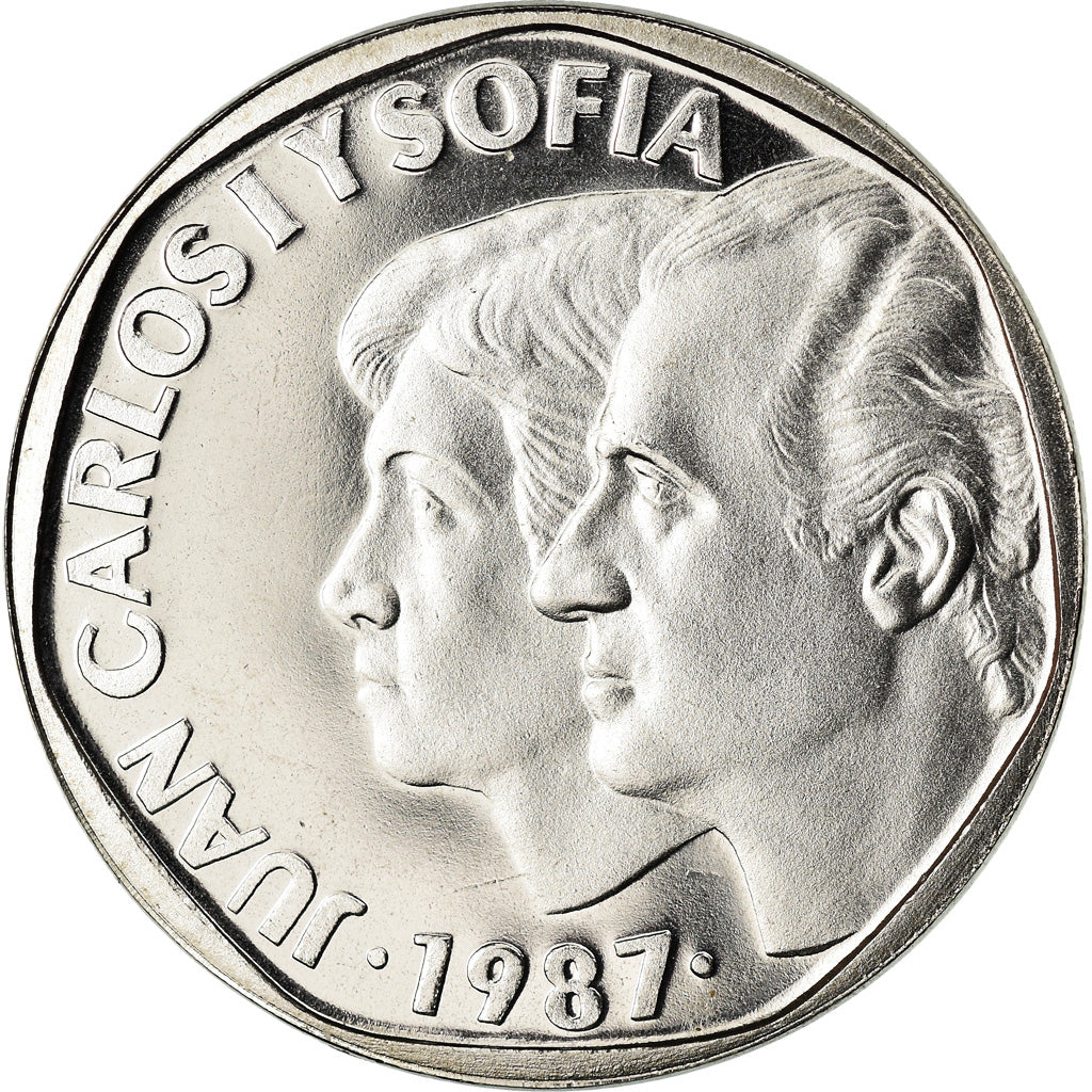 Münze, Spanien, Juan Carlos I, 500 Pesetas, 1987, Madrid, Proof, STGL
