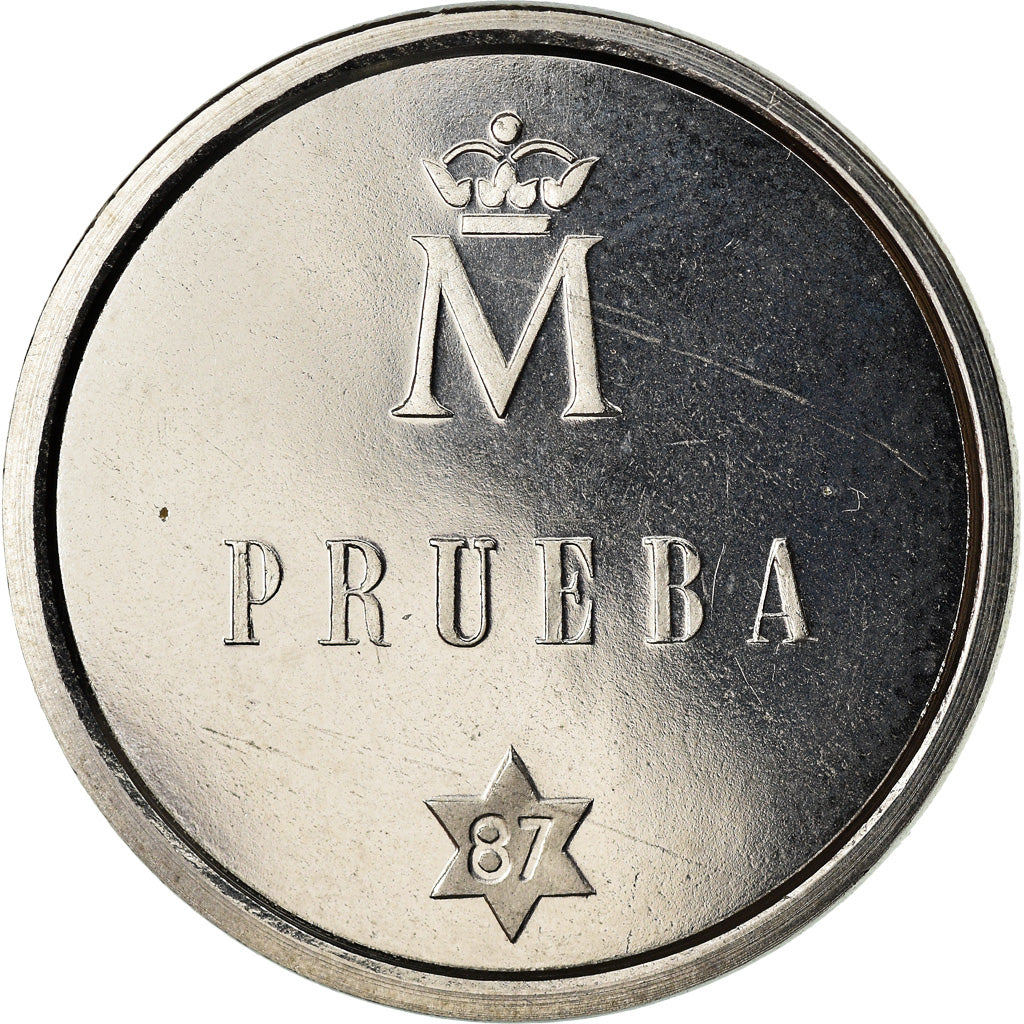 Munten, Spanje, Juan Carlos I, 500 Pesetas, 1987, Madrid, Proof, UNC-, Stainless
