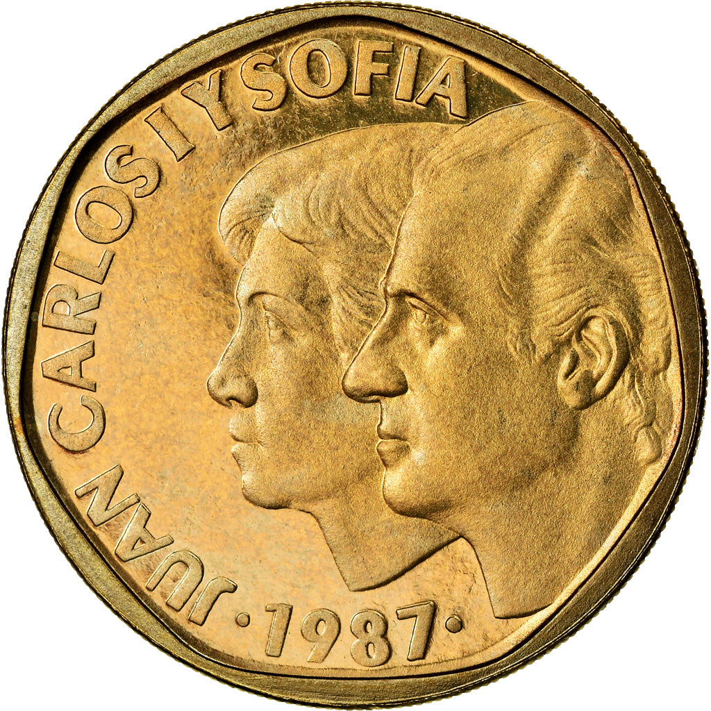 Coin, Spain, Juan Carlos I, 500 Pesetas, 1987, Madrid, Proof, MS(65-70)