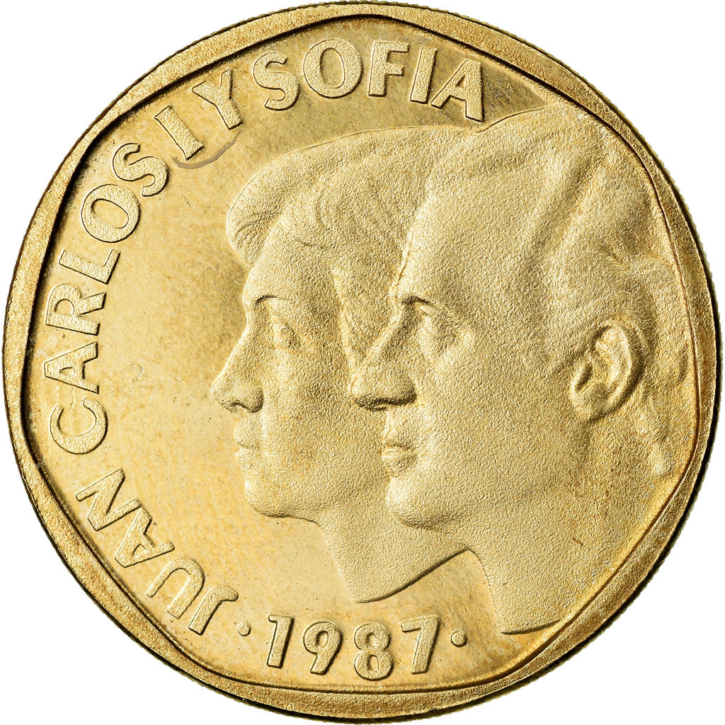 Münze, Spanien, Juan Carlos I, 500 Pesetas, 1987, Madrid, Proof, UNZ