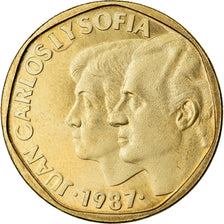 Münze, Spanien, Juan Carlos I, 500 Pesetas, 1987, Madrid, Proof, UNZ