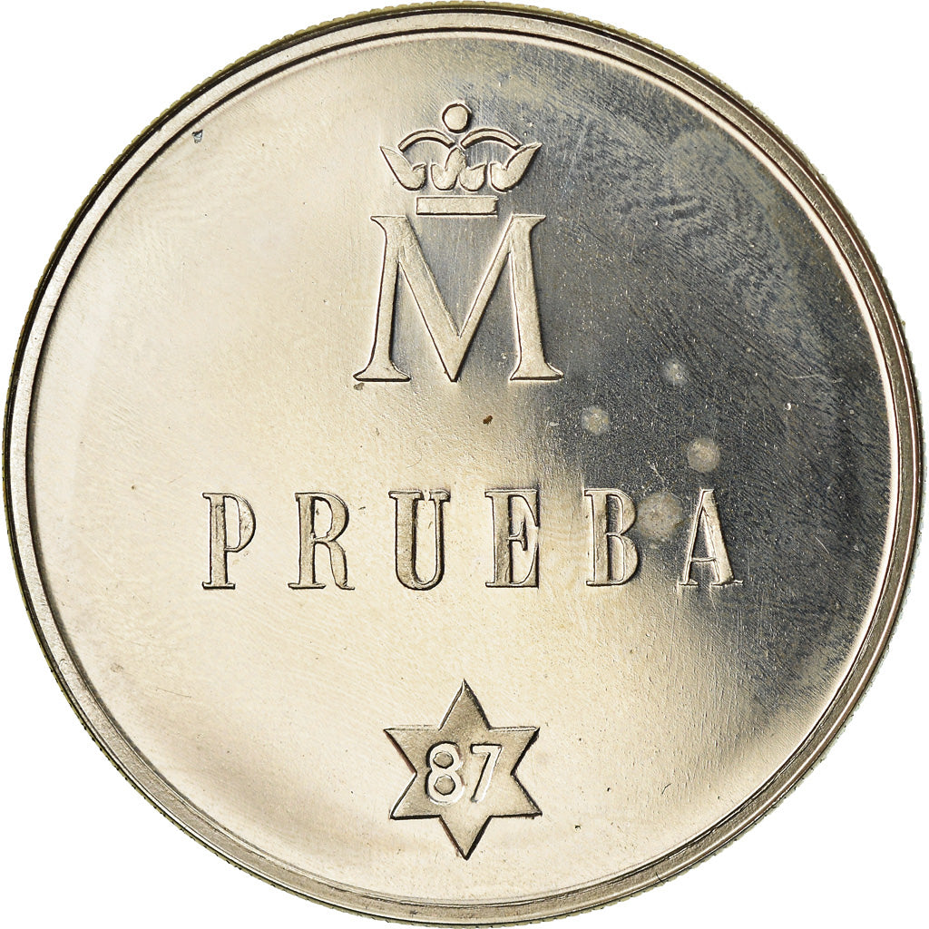 Moneta, Spagna, Juan Carlos I, 500 Pesetas, 1987, Madrid, Proof, SPL+, Argento