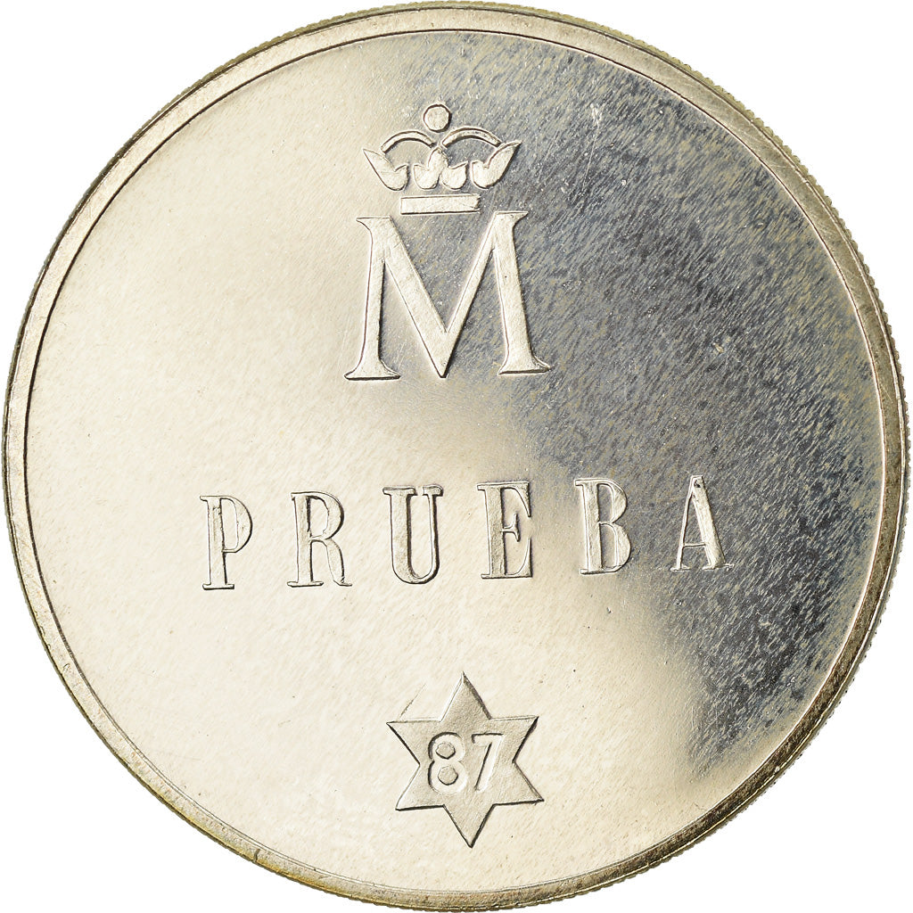 Moneta, Spagna, Juan Carlos I, 500 Pesetas, 1987, Madrid, Proof, SPL, Argento