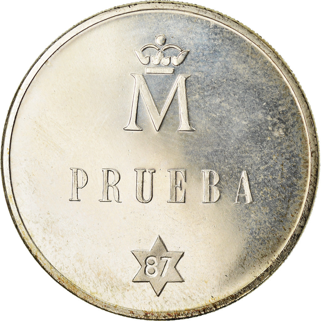 Coin, Spain, Juan Carlos I, 500 Pesetas, 1987, Madrid, Proof, MS(60-62), Silver