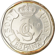 Coin, Spain, Juan Carlos I, 500 Pesetas, 1987, Madrid, Proof, MS(65-70), Silver