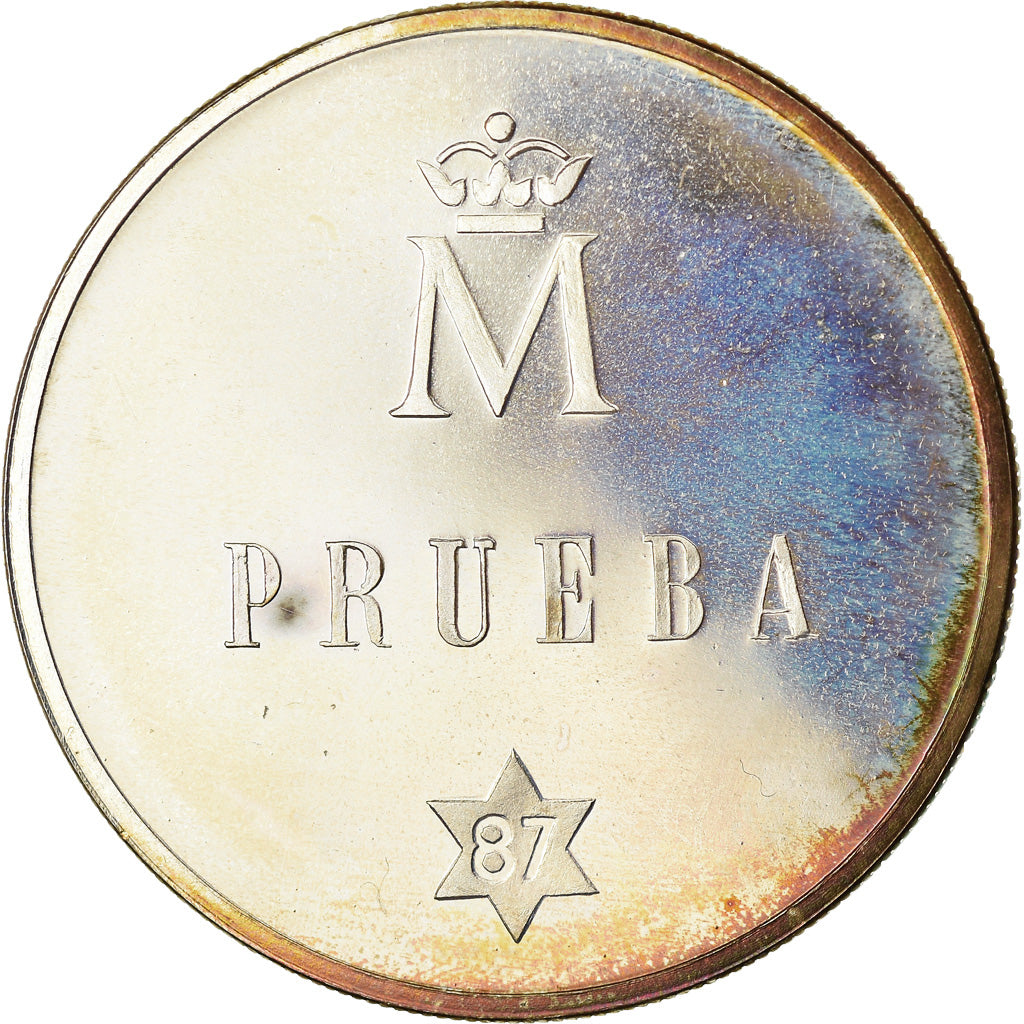 Coin, Spain, Juan Carlos I, 500 Pesetas, 1987, Madrid, Proof, MS(65-70), Silver