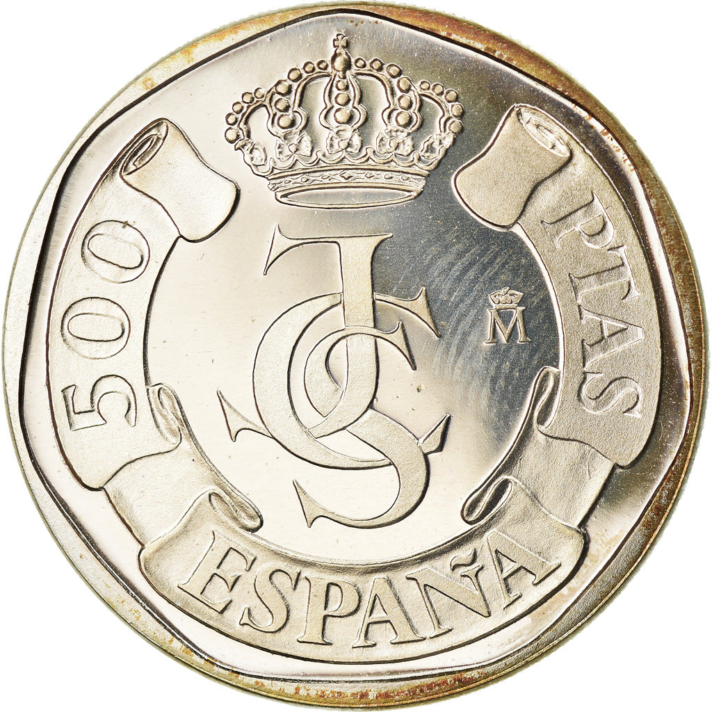 Coin, Spain, Juan Carlos I, 500 Pesetas, 1987, Madrid, Proof, MS(65-70), Silver