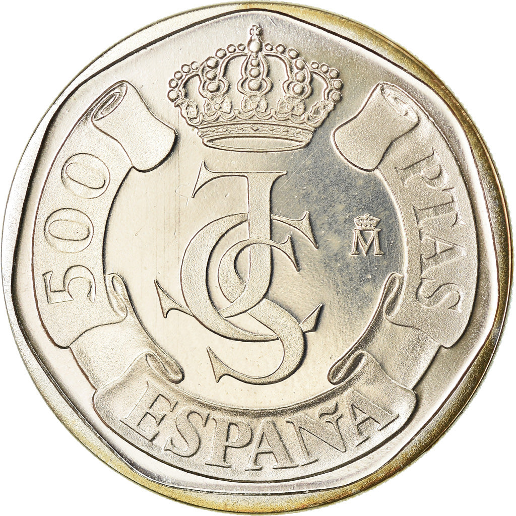 Coin, Spain, Juan Carlos I, 500 Pesetas, 1987, Madrid, Proof, MS(64), Silver