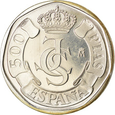 Coin, Spain, Juan Carlos I, 500 Pesetas, 1987, Madrid, Proof, MS(64), Silver