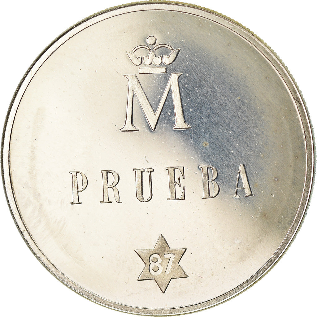 Coin, Spain, Juan Carlos I, 500 Pesetas, 1987, Madrid, Proof, MS(64), Silver