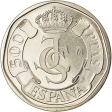 Coin, Spain, Juan Carlos I, 500 Pesetas, 1987, Madrid, Proof, MS(63), Silver