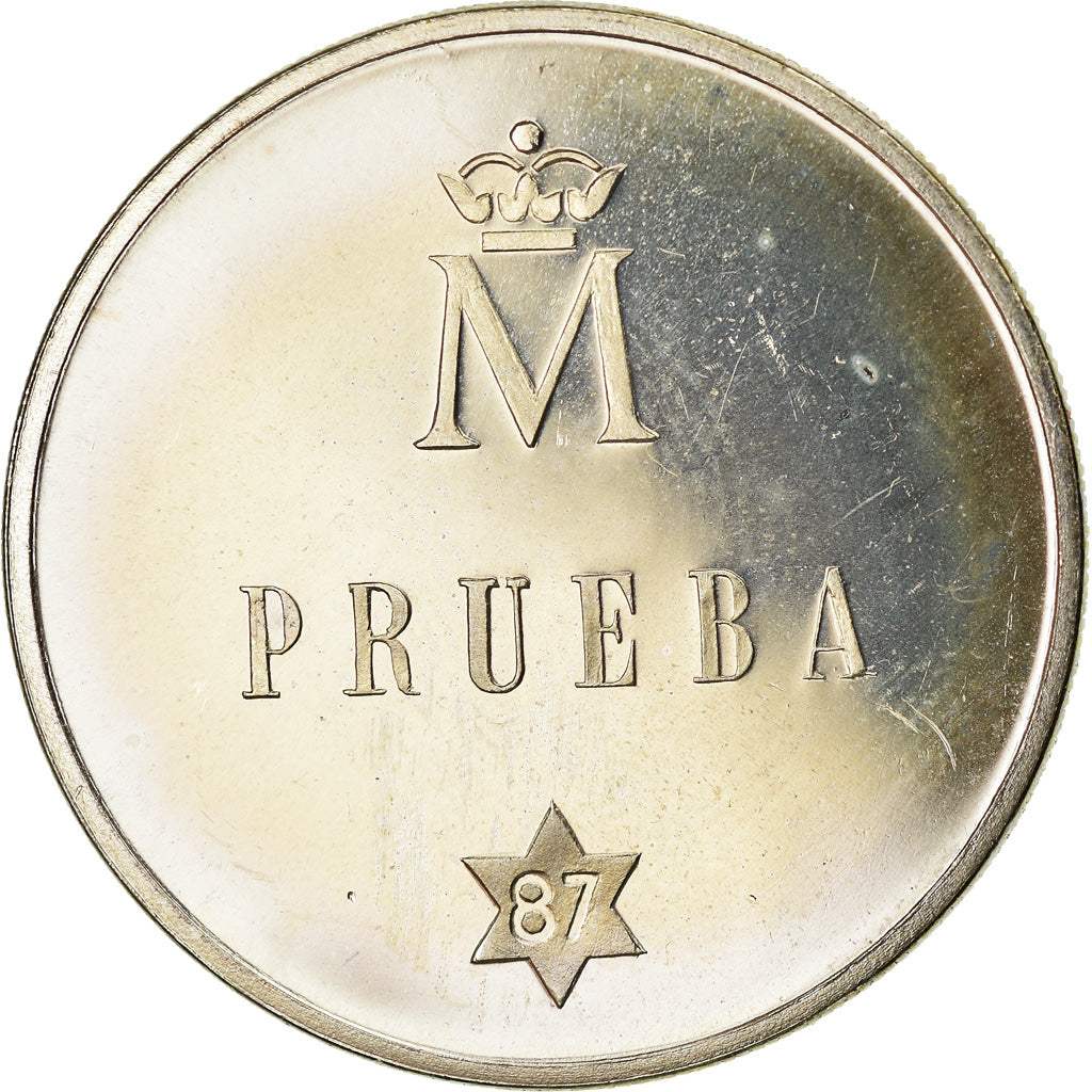 Coin, Spain, Juan Carlos I, 500 Pesetas, 1987, Madrid, Proof, MS(63), Silver