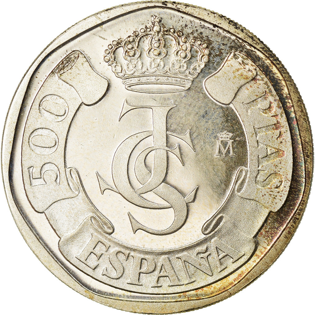 Moneta, Spagna, Juan Carlos I, 500 Pesetas, 1987, Madrid, Proof, SPL, Argento