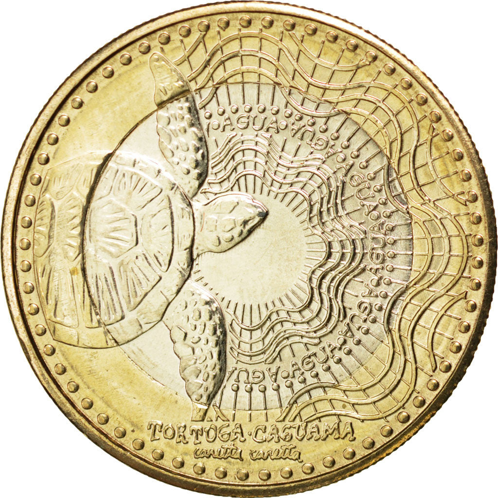 COLOMBIA, 1000 Pesos, 2012, KM #299, MS(63), Bi-Metallic, 26.7, 9.71